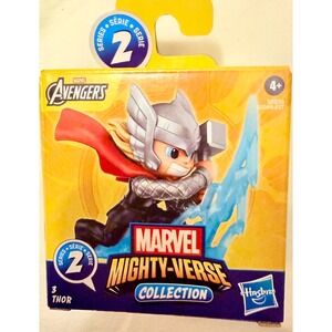 Hasbro Marvel Mighty-Verse Series 2 Thor Kids Mini Figure New Sealed G0096